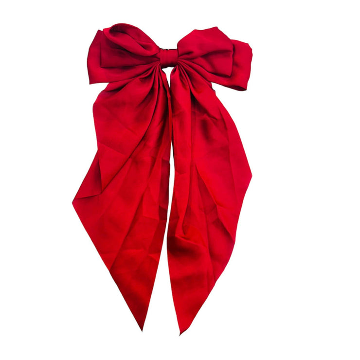 Satin Game Day Hair Bows