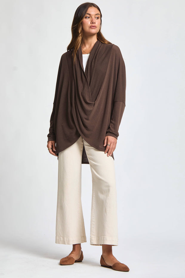 Waterfall Wrap Top