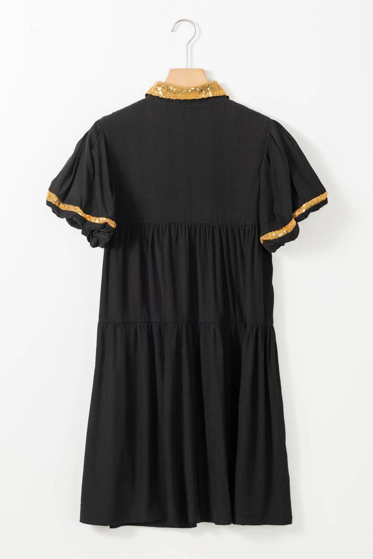 Gold Rush Saints Gameday Dress