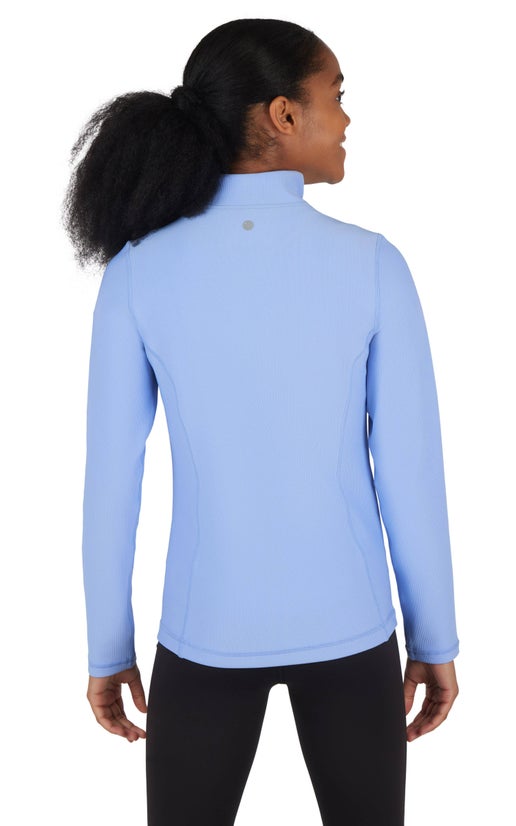 Girls Rib Zipper Jacket