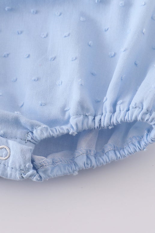 Blue Swiss Dot American Flag Bubble