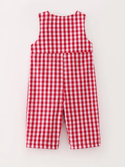 Holly Jolly Check Romper